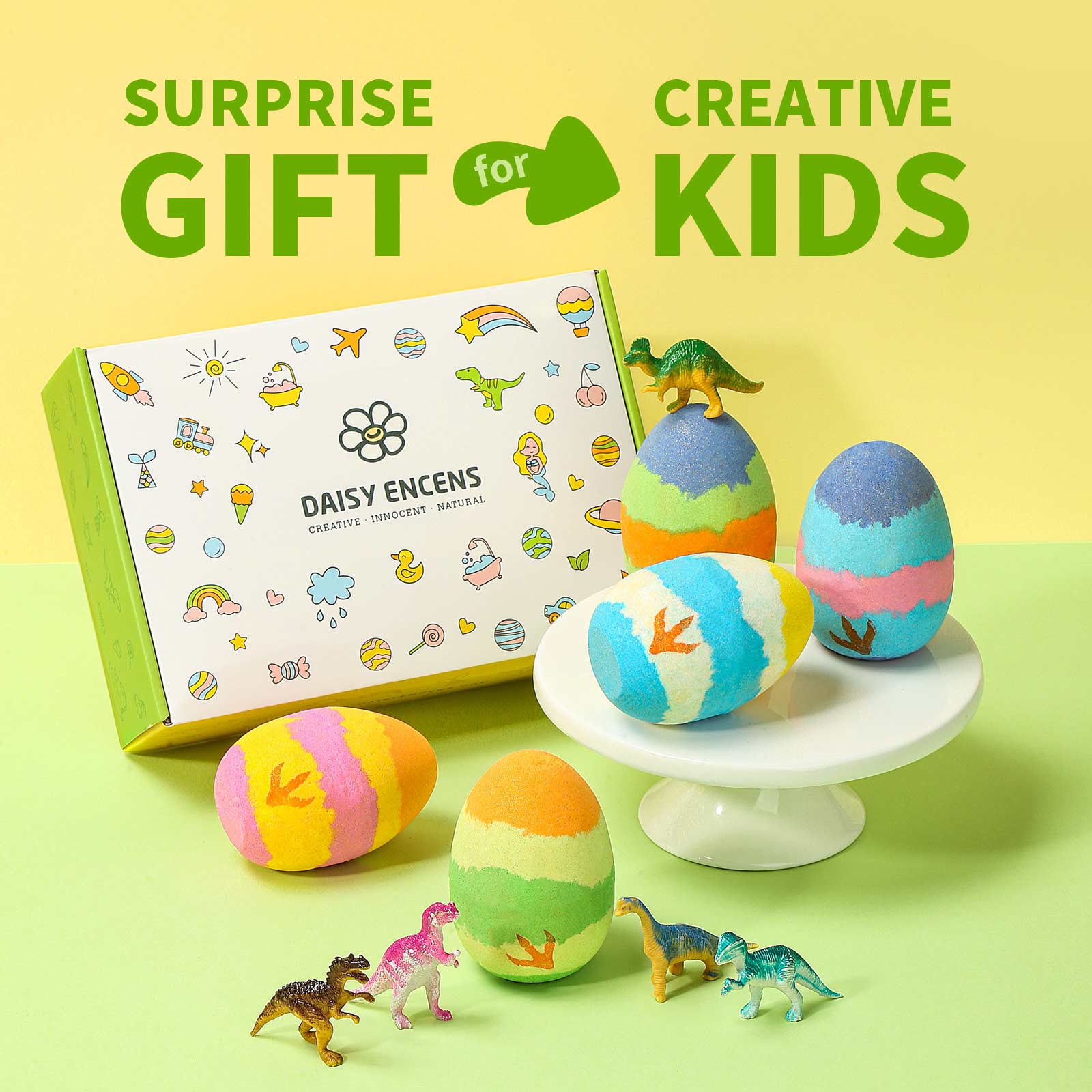 Dino Surprise Toys Bath Bombs Gift Set Series 2