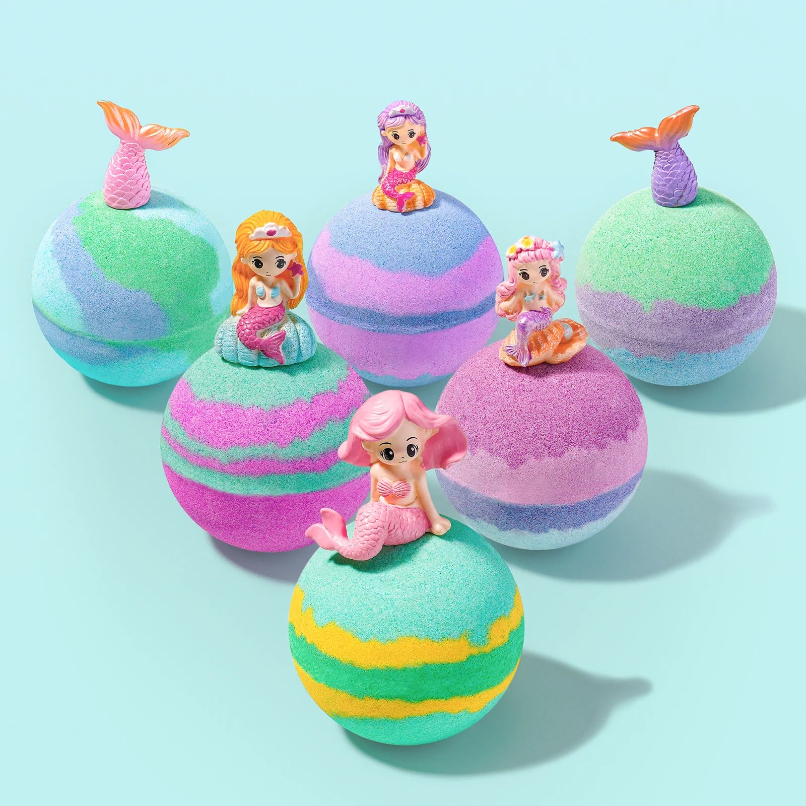 Mermaid Princesses Surprise Toys Bath Bomb Gift Set