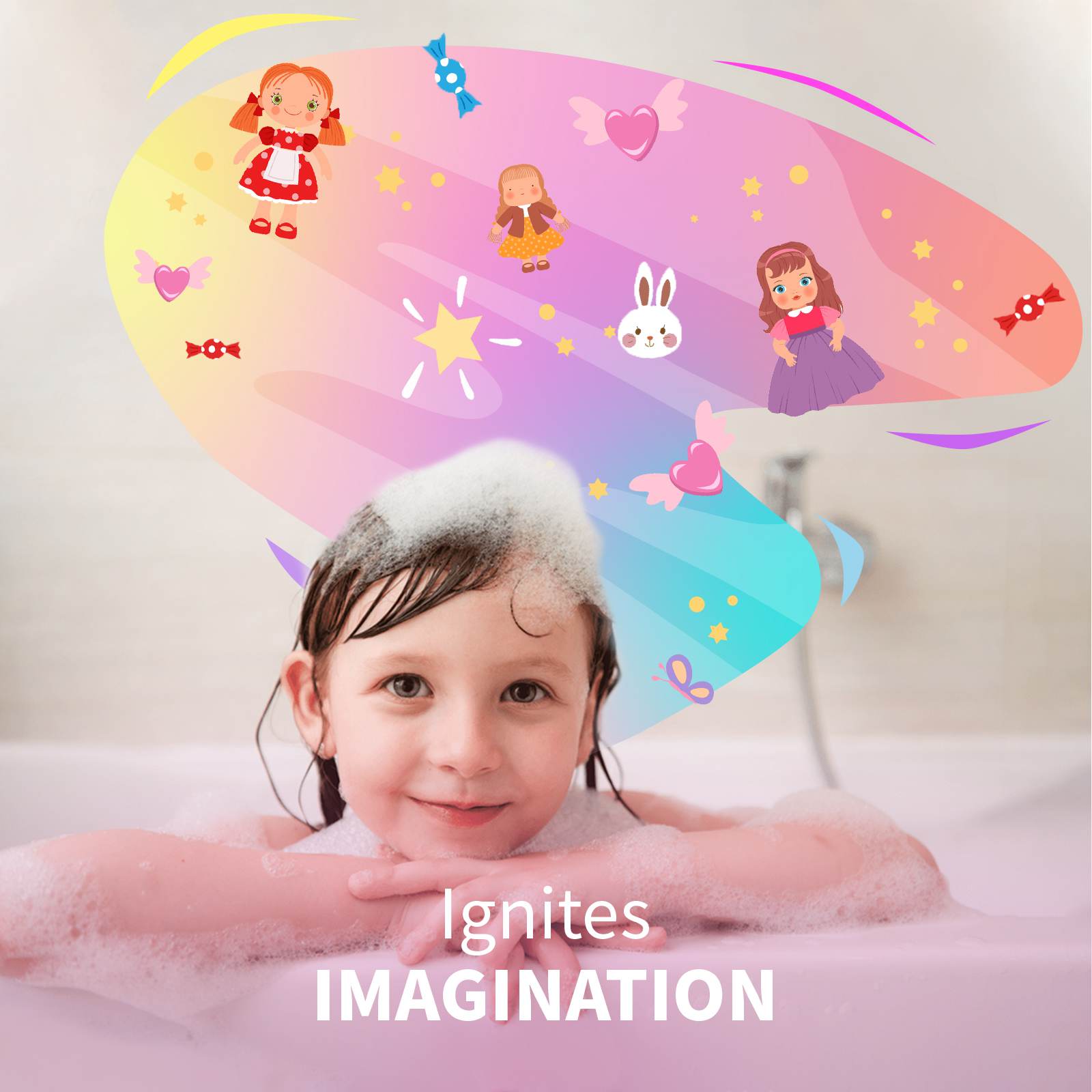 Princesses And Magical Creatures Surprise Toys Bath Bomb Gift Set